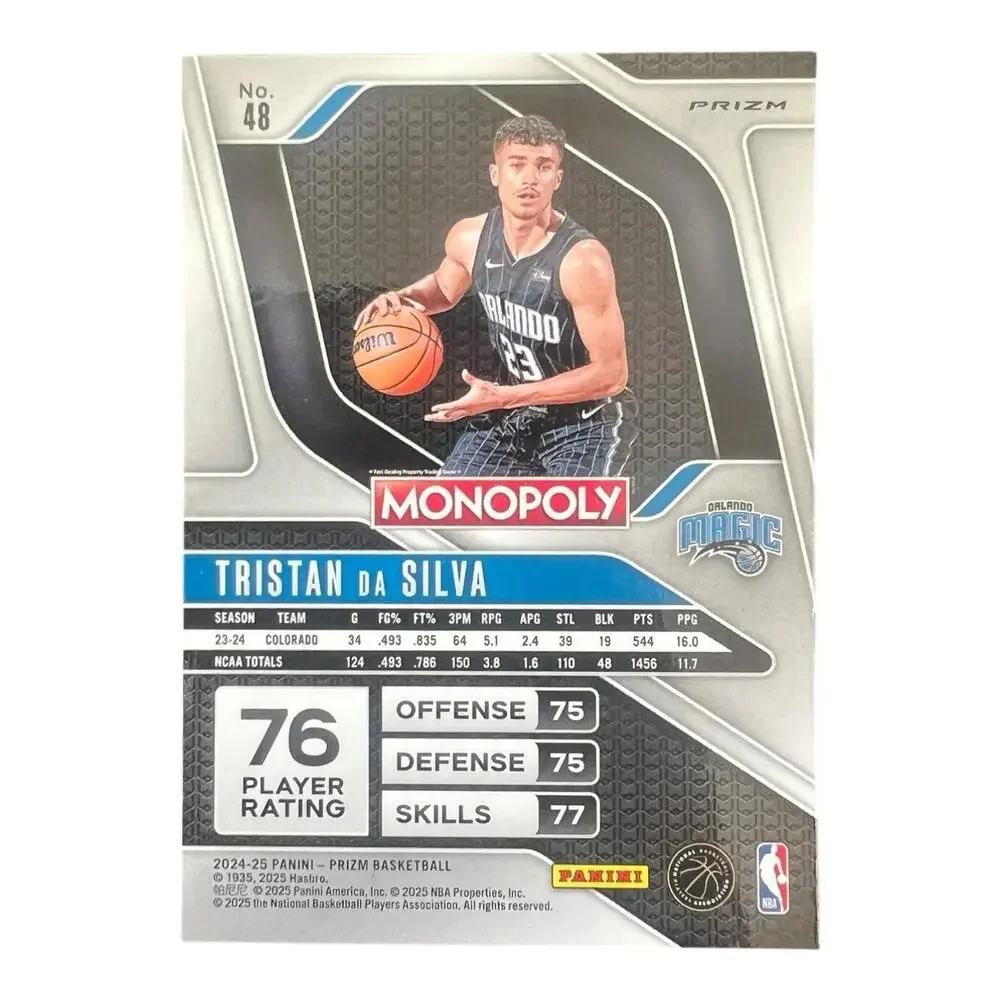 2024-25 Panini Prizm Monopoly - Red Wave #48 Tristan da silva